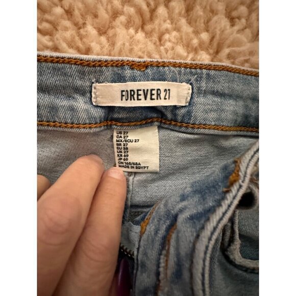 Forever 21 skinny ripped jeans size 27 - Picture 4 of 5